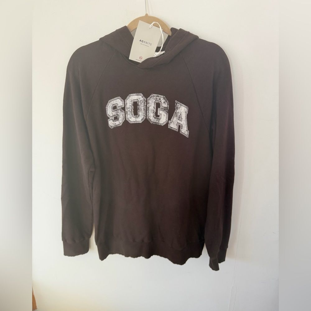 Ag Adriano Goldschmied Brown SOGA Pullover Hoodie